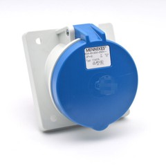 1PC NEW MENNEKES INDUSTRIAL PLUG TYP 1147 IP44 230V 3P 63A