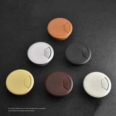 60mm Computer Desk Table Grommet Cable Tidy, Port Outlet Wire Hole Surface Cover