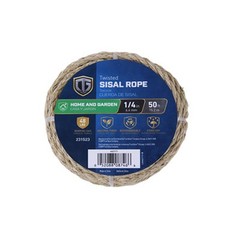 Sisal Rope, Twisted, 1/4 In. x 50 Ft. – 642111