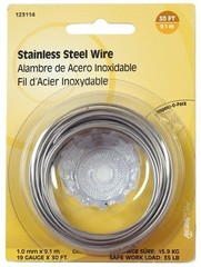 123114 30′ ft 19 Gauge Stainless Steel Wire – 4 Rolls