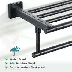 Alise 28 Inch Towel Racks For Bathroom Wall Mountedbathroom Towel Rack Tower
