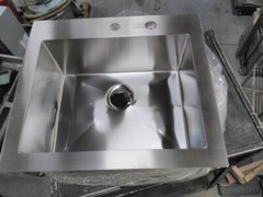 Drop in single sink kitchen bowl RD25225-9 (0-0-1)