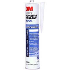 3M 7000000623 Marine Adhesive Sealant – 10 oz., White 10 Fl Oz (Pack of 1)