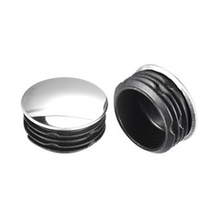 Post End Cap Cover, 4pcs 40mm Fence Post Cap Round Tube Cover Insert, 38x18mm