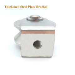 Vuybvy Stainless Steel V Groove Wheel Heavy Duty Caster Rigid Track Wheel