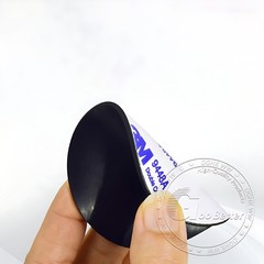 Solid Round Self Adhesive Rubber Pad Disc Sheet Gaskets Dia 5-150mm Thick 1-10mm