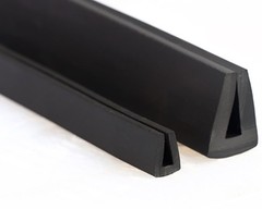 Rubber U-Shaped Sealing Strip Flat/Rounded Corner Edging Trim Seal Width 3-20mm