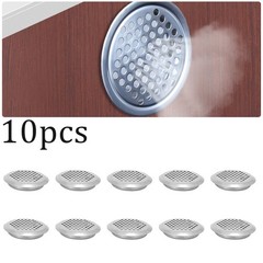 Sleek Stainless Steel Air Vent Grille for Bathrooms and Hobby Rooms Set of 10