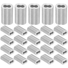 100pcs Throttle Cable Ends Wire Crimps Cable Crimps Wire Rope Clamp Crimping
