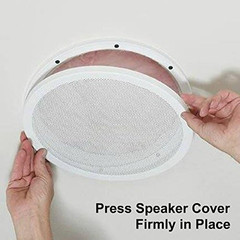 RH-4002-8-2-A White Surface Mount 8-3/8″ Speaker Covers, Pair