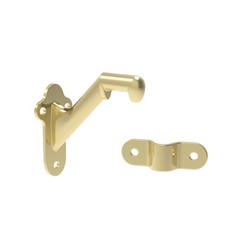 Hand Rail Bracket Collection Handrail Bracket with Polished Brass Finish