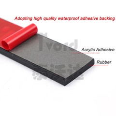 Self Adhesive Rubber Strip Pads Adhesive Backed Solid Seals Gasket Wide 10~120mm