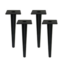 Geesatis 10 Inch Heavy Duty Furniture Legs Set Of 4 1000 Lbs Capacity Metal