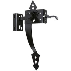 National Hardware N109-040 2 X 11 Black Heavy Duty Thumb Latch