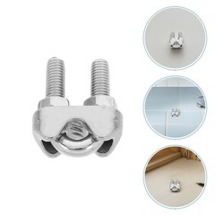 10 Pcs Cable U Clamps U-shaped Wire Rope Stainless Steel Retaining