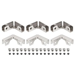 Glass Fixing Clip, 6pcs for 6-10mm L-shaped Glass Combination Fixing Bracket