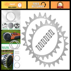 2 Pcs Stainless Steel Lawn Mower Wheel Spikes with Screws – Traction Enhancer fo
