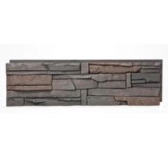Faux Stone Siding Panel Coffee 12X42in Stacked Stone Interior Exterior Projects