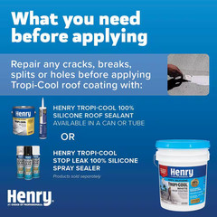 887 Tropi-Cool White 100% Silicone Reflective Roof Coating 4.75 Gal.