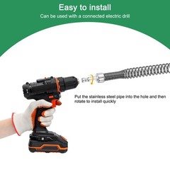 Spiral for flowing 1pc 100cm x 16mm with adapter for electric drill