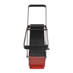 Manual Red Newspaper Briquette Maker Waste Paper Brick Maker Brick Maker