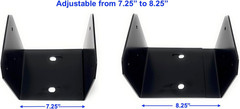 Adjustable Heavy Duty 8X8 Post Beam Base Kit – 2 Pack, USA Made