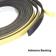 Foam Seal Tape, 10mm Wide 3mm Thick 13 Feet Long Adhesive Weather Strip 2pcs