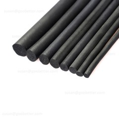 Black EPDM Rubber Foam Sealing Strip Round Bar For Cabinet Door Seal 1.5mm~50mm