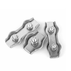 Simplex/Duplex Clips 304 Stainless Steel Wire Rope Cable Grips Clamp M2~M10