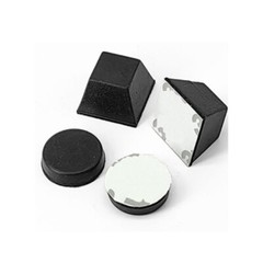 Black Round/Square Self Adhesive Rubber Feet Bumper Stops for Chopping Boards