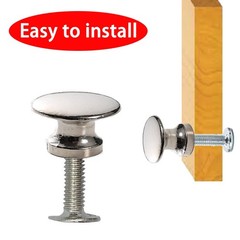 Joyangy 16Pcs Chrome Mini Cabinet Knobs Small Drawer 11.5mm Silver