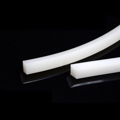1m White Solid Square Silicone Rubber Strip Sealing Gasket 4/5/6/8/10/15/20/30mm