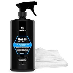 Safe Leather Cleaner Spray for Couch Bags Jackets etc (18oz)