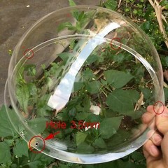 Diameter 50-300mm Acrylic PMMA Clear Dome Shape with Screw hole Dust Cover