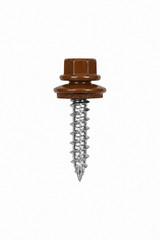 10 x 1 Koko Brown Metal Roofing Siding Wood Screws Hi-Lo 250 PCS