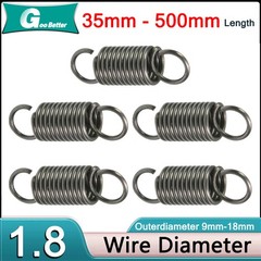 Spring Steel Expansion Extension Tension Spring Wire Dia 1.8mm，Length 35 – 500mm