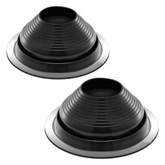 2 Pcs EPDM Roof Flashing Boots for Pipes 6-11in