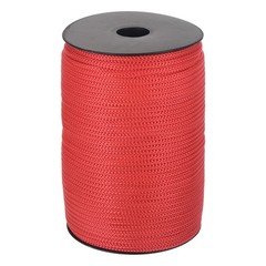 5/32 Inch Polypropylene Rope Braided Ropes, 328ft Nylon Rope Red
