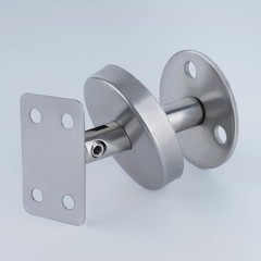 4pcs Adjustable 304 Stainless Handrail BracketsGround-Type Upright Column Sup.