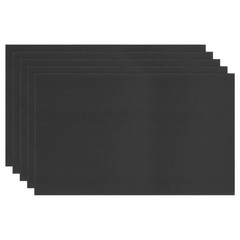 5pcs 5mm corrugated plastic sheets, for posters 18×24 inches black