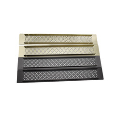 Aluminium Air Vent Grille Furniture Cabinet Metal Vent Cover Single Sided