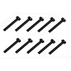 10 Pc 1/8″ T316 S.Steel Black Oxide Hand Swage Dome Plain Head For 1/8″ Cable