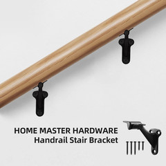 Handrail Stair Brackets 3″ Oil Rubbed Bronze Finish, 6 Pack Heavy Duty Support H