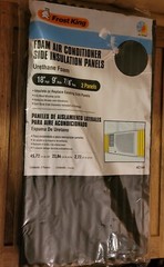 Window Air Conditioner Foam Side Panels, 9 x 18 x 7/8-In., 2-Pack -AC14H New