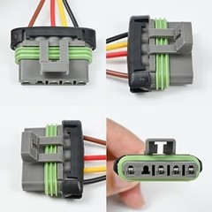 Tail Light Connector Wiring Harness Pigtail Plug for 1988-2000 and Size: 1pcs