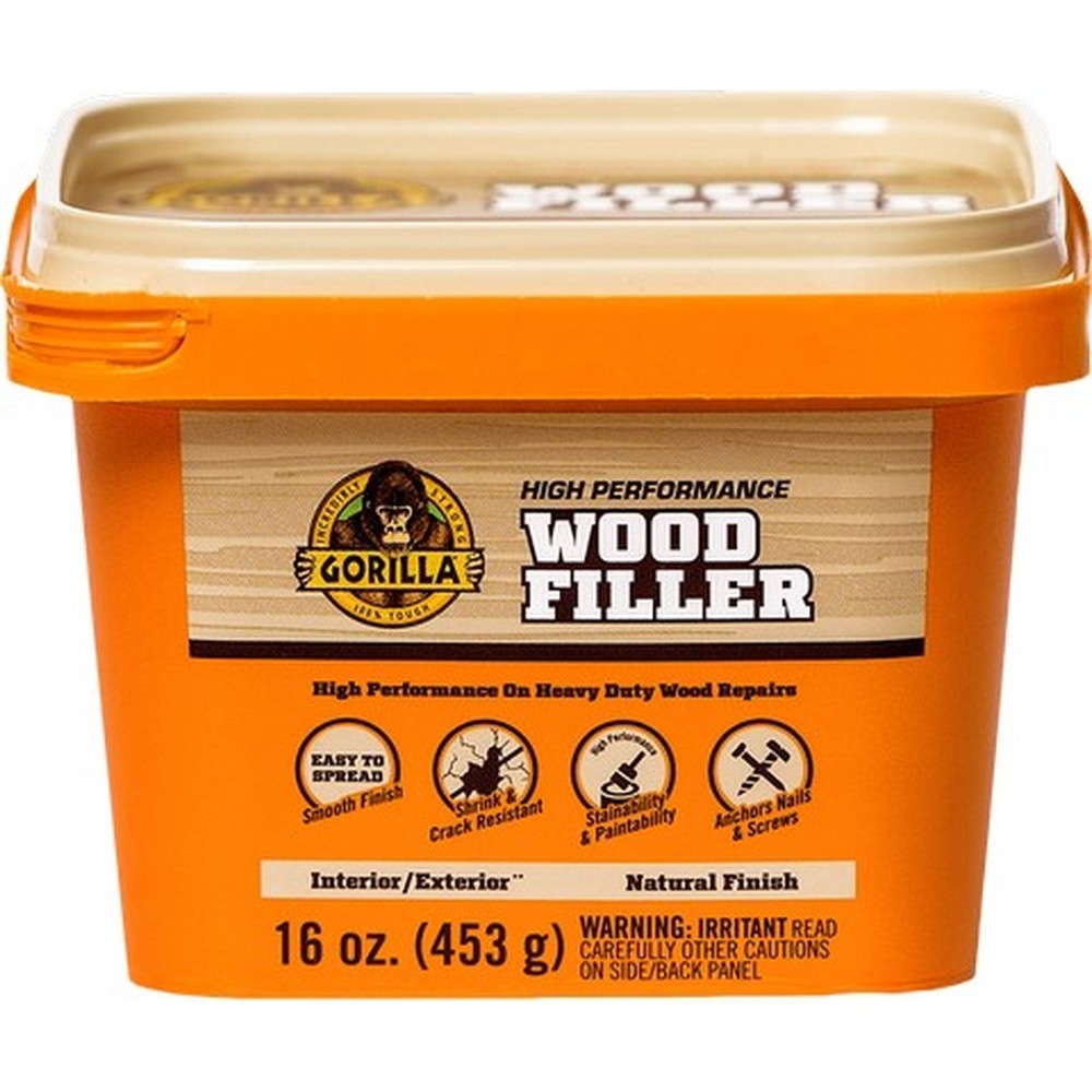 Gorilla Glue 107103 16oz Wood Filler Tub-1PK
