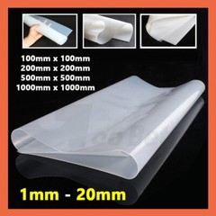 White Silicone Rubber Sheet Mat Plate Various Thicknesses & Sizes – High Temp