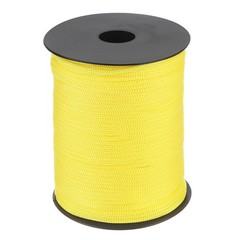 1/8 Inch Polypropylene Rope Braided Ropes, 328ft Nylon Rope Yellow
