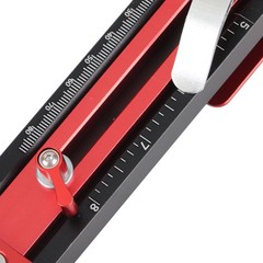 2 PCS Aluminum Alloy Siding Sliding Mounting Gauge Adjustable Standard Scale