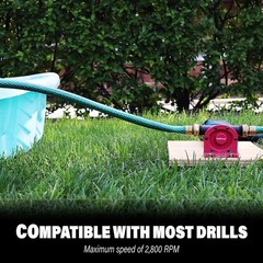 Multipurpose Drill Pump 750 – Ideal for Draining Small Ponds Fish Tanks & Pools
